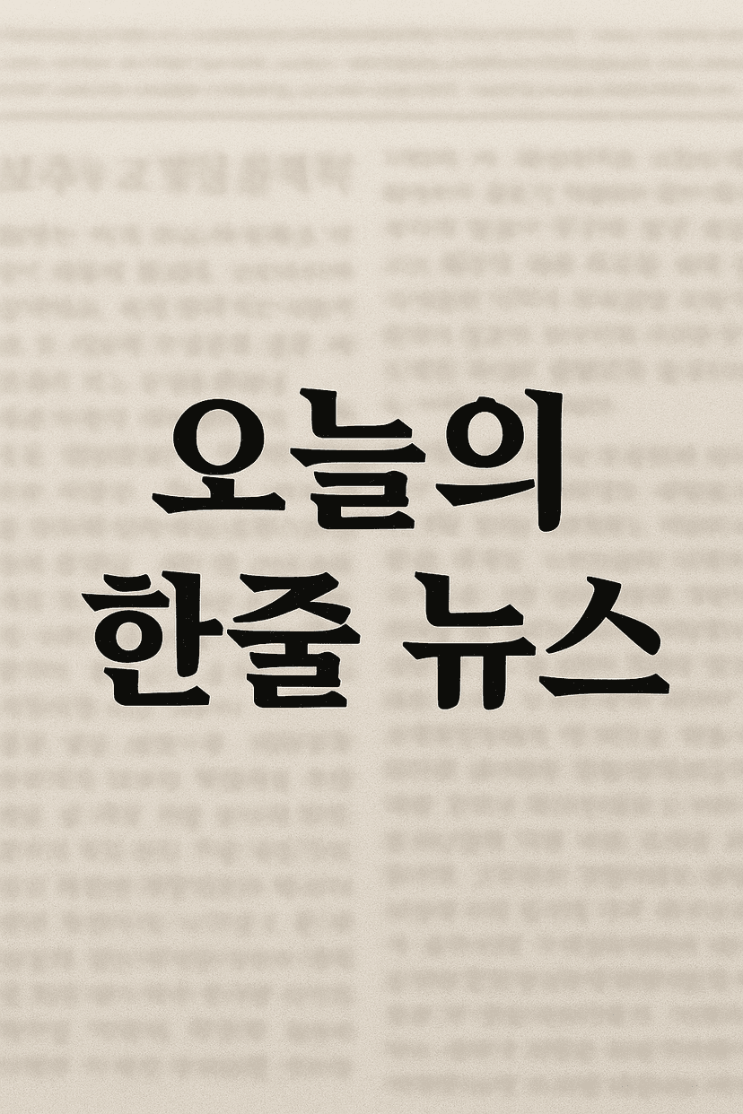 오늘의 뉴스